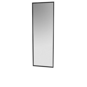 BROSTE COPENHAGEN Talja vægspejl - klar/sort spejlglas/metal