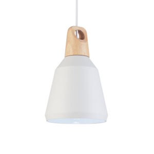 VENTURE DESIGN Nao loftlampe - natur træ og hvid aluminium - Nicehome.dk