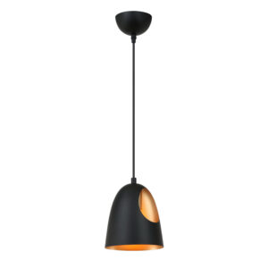 VENTURE DESIGN Elda loftlampe - kobber og sort jern - Nicehome.dk