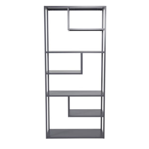 VENTURE DESIGN Staal reol - lysegrå stål(H:188cm x85cm x 35cm) - Nicehome.dk