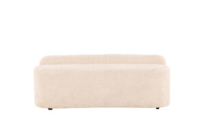 VENTURE DESIGN Pocatello 2 pers. sofa - hvid bouclé stof - Nicehome.dk