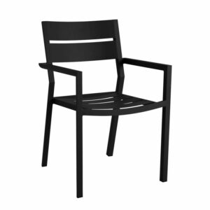 DELIA ARMSTOL  SORT ALU - Nicehome.dk