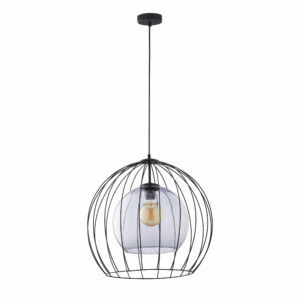 TK Universo loftlampe 500 - grafit glas og sort metal - Nicehome.dk