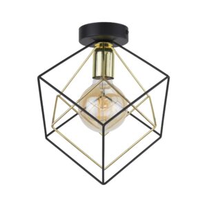 TK Alambre loftslampe - guld og sort stål - Nicehome.dk