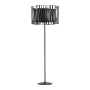 TK Harmony gulvlampe - sort stof og metal - Nicehome.dk