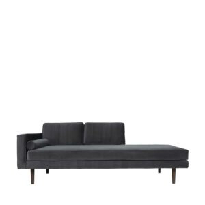 BROSTE COPENHAGEN Wind chaiselong - polyester velour - Nicehome.dk