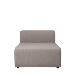 BROSTE COPENHAGEN Lagoon modulsofa chaiselong - latte stof - Nicehome.dk
