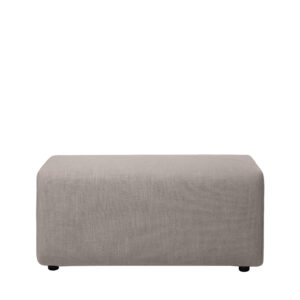BROSTE COPENHAGEN Lagoon modulsofa puf - latte stof - Nicehome.dk