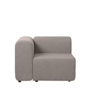 BROSTE COPENHAGEN Lagoon modulsofa højre hjørnedel - latte stof - Nicehome.dk
