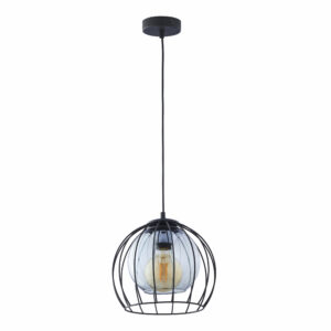 TK Universo loftlampe 260 - grafit glas og sort metal - Nicehome.dk