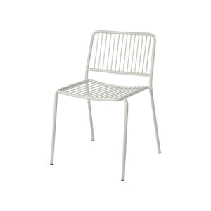BROSTE COPENHAGEN Eden havestol - beige grå stål - Nicehome.dk
