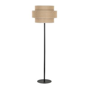 TK Calisto gulvlampe - natur jute og sort metal - Nicehome.dk