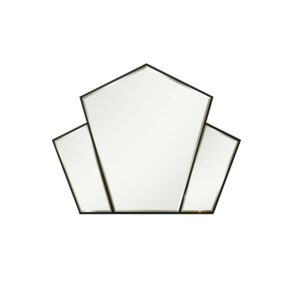 NORDVÄRK Selfish vægspejl - spejlglas og sort melamin (95x76) - Nicehome.dk