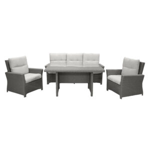 VENTURE DESIGN Brentwood have sofasæt - grå rattan og plastik - Nicehome.dk