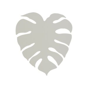 TK Monstera væglampe - beige metal - Nicehome.dk