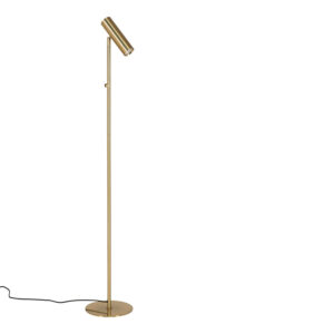 HOUSE NORDIC Paris gulvlampe - messing stål - Nicehome.dk