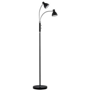 Halo Design Hudson 2 arm gulvlampe - Sort - Nicehome.dk