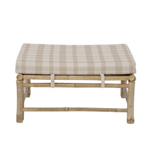 BLOOMINGVILLE Korfu udendørs modul puf - polyester og natur bambus - Nicehome.dk