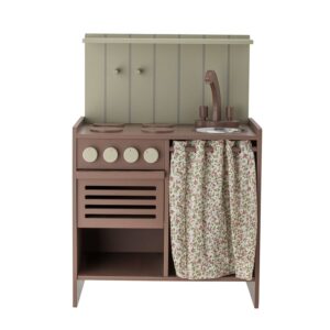 BLOOMINGVILLE MINI Pippi mini komfur - brun MDF og lotustræ (40x26) - Nicehome.dk
