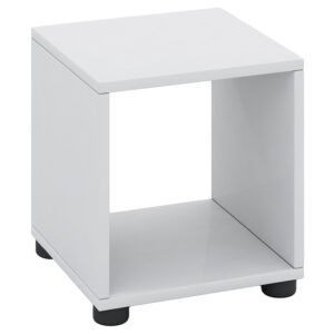 Benas-1 reol - hvid træ (H:34cm x31cm x 30cm) - Nicehome.dk