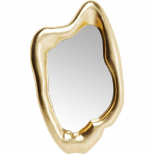 KARE DESIGN Hologram GuldÂ vægspejl - spejlglas og guld polyurethan (117x68) - Nicehome.dk
