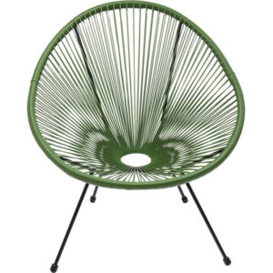 KARE DESIGN Acapulco Green lænestol/havestol - grøn polyethylen og stål - Nicehome.dk