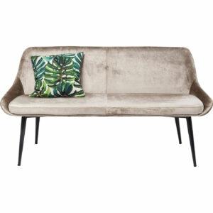 KARE DESIGN East Side sofabænk - beige stof og sort stål
