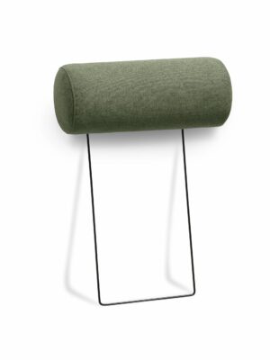 Wendy nakkestøtte - vinter mosgrøn polyester stof (L:50) - Nicehome.dk