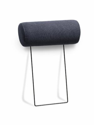 Wendy nakkestøtte - blå polyester stof (L:50) - Nicehome.dk