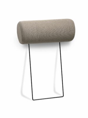 Wendy nakkestøtte - antelope beige polyester stof (L:50) - Nicehome.dk