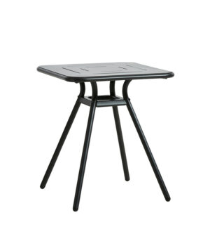 WOUD Ray cafébord - sort aluminium