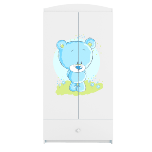 Babydreams garderobeskab til børn med blå bamse
