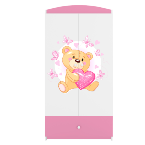Babydreams garderobeskab til børn m bamse m sommerfugle