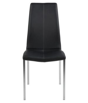 ASAMA STOL SORT PU/KROM - Nicehome.dk