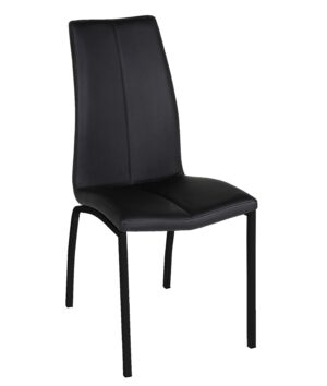ASAMA STOL SORT PU/SORT - Nicehome.dk