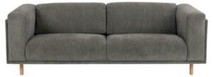SOFAKONCEPT Elea 3 pers. sofa - antracitgråt stof og natur bøg - Nicehome.dk