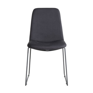 VENTURE DESIGN Muce spisebordsstol - sort polyester og sort metal - Nicehome.dk