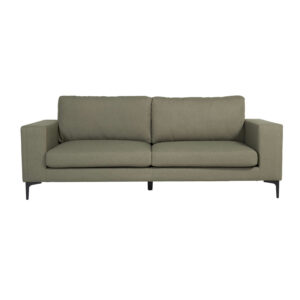VENTURE DESIGN Bolero 3 pers. sofa - grøn polyester og sort metal - Nicehome.dk