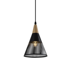 VENTURE DESIGN Gruid loftlampe - natur træ og sort jern - Nicehome.dk
