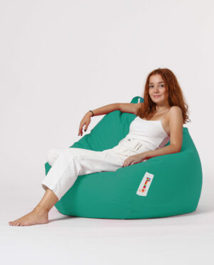 NORDVÄRK Premium XXL udendørs sækkestol - turkis polyester - Nicehome.dk