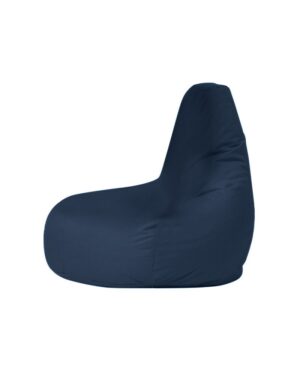 NORDVÄRK Drop L udendørs sækkestol - mørkeblå polyester - Nicehome.dk