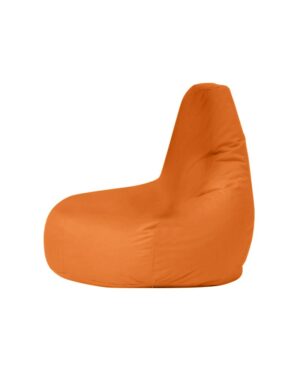 NORDVÄRK Drop L udendørs sækkestol - orange polyester - Nicehome.dk