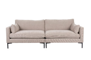 ZUIVER Sommer 3-personers sofa - latte polyester og stål - Nicehome.dk