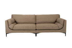 ZUIVER Balkon 3-personers sofa - caramel polyester og stål - Nicehome.dk