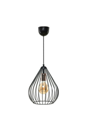 LUMI Guarda loftlampe - sort metal - Nicehome.dk