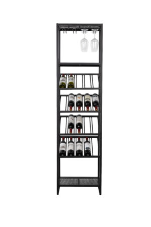 ZUIVER Cantor vinreol S - sort jern - Nicehome.dk