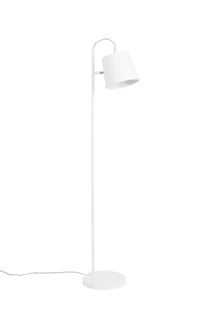 ZUIVER Buckle Head gulvlampe - hvid jern - Nicehome.dk