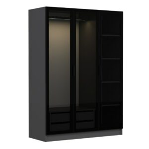 FUNZI LIVING antracit sort - 2271 Garderobe - Nicehome.dk