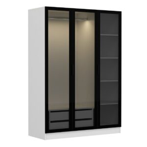 FUNZI LIVING hvid sort - 2273 Garderobe - Nicehome.dk