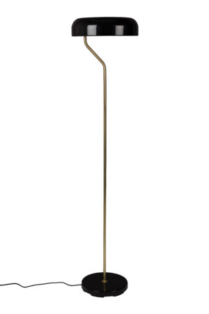 DUTCHBONE Eclipse gulvlampe - sort og messing jern - Nicehome.dk